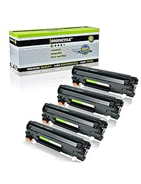 greencycle 4 Pk COMPATIBLES Canon 128 3500B001AA Black Laser Toner Cartucho de tinta para Canon ImageCLASS D530 MF4570dw MF4770 N D530