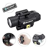 OLIGHT PL-2RL Baldr 1200 lumens Ultra-High-Output White LED & Red Laser Weaponlight with 2 x CR123A Batteries Patch