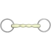 HORZE Apple Flavor Mullen Mouth Loose Ring Snaffle Bit
