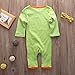 Infant Boys Girls Animal Pattern Print Long Sleeve Romper Onesie for 0-18months (S(0-6months), Green)