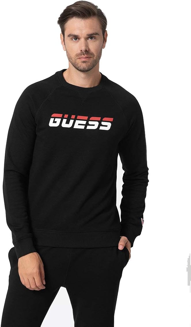 Guess Sudaderas Sudadera Guess Para Jeans Estilo Casual Negro