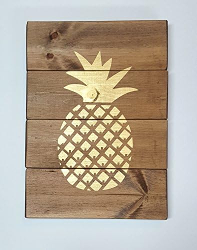 Rustic pallet pineapple wood sign, Wooden signs for home, Wood beach signs, Beach wall art, Wood pineapple, Rustic sign for home, Housewarming sign, Welcome sign wood, Country home decor