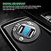 Dual USB Charger Socket Power Outlet with Digital Voltmeter QC 3.0 + 5v/1.5A Dual USB Port with LED Voltage Meter Display for 12V/24V Marine Car Motorcycle,Motorcycle Accessories
