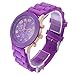 OFTEN® Popular Silicone Rubber Jelly Gel Quartz Analog Watch for Men Women Girl Boy Kids Students Nurse Unisex Sports Leisure Wrist Watch