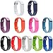 For Fitbit Flex Bands, SKYLET Silicone Replacement Bands for Fitbit Flex Bracelet with Secure Watch Buckle (No Tracker)