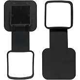 2PCS Trailer Hitch Tube Cover 1.25'' Rubber Plug Cap Insert 1 1/4 inch Heavy Duty Towing Hitch Covers for 1.25'' Receivers Class 1 2 I II Ford Jeep Dodge Nissan Audi Porsche Polaris ATV UTV