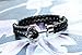 DreamMarker Happiness Jewelry Unisex High Quality PU Leather Bracelet With Anchor Alloy Clasp 8.6 Inches Length (Black Silver)