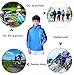 KID1234 Boys' Lightweight Rain Jacket Quick Dry Waterproof Hooded Coat Blue