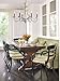 Saint Mossi 6-Lights Farmhouse Chandelier in French Country Chandelier Style,Farmhouse Pendant Light Fixtures Rustic Chandelier for Bedroom,Dining Room,Living Room,H34 x D35,Chain Adjustable