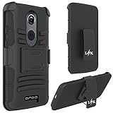 LK Heavy Duty Armor Holster Defender Full Body Protective Hybrid Case with Belt Clip for Motorola Droid Turbo 2