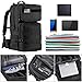 Aurosports 55L Tactical Backpack Military Assault Pack Molle Bug Out Bag Super Large Waterproof Rucksack Backpacks for Outdoor Hiking Camping Hunting Big Black