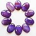 10pcs Purple Onyx Agate Oval CAB CABOCHON 25x18x6mm