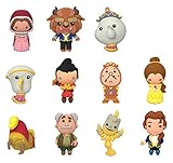 Beauty & The Beast Blind Bag Collectible Key Rings Novelty, Yellow/pink, Small