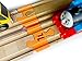 Thomas Wood 2018 Train Track Adapters to Wooden Railway for BRIO, Melissa & Doug 2pc (Orange)