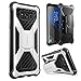 i-Blason Transformer Series Case for Galaxy S8+ Plus, [Kickstand] [Heavy Duty] [Dual Layer] Holster Cover with [Locking Belt Clip] for Samsung Galaxy S8+ Plus 2017 Release (White)