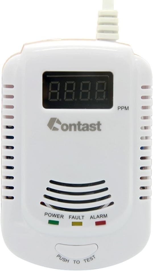 Plug-In Combustible Gas Detector LPG LNG Coal Natural Gas Leak Alarm Sensor With Voice Warning Alarm Sensor Home Secrity