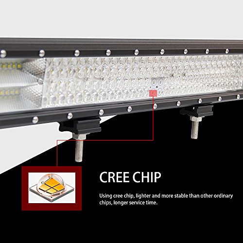ã€The Newã€‘Led Light Bar 12D CREE 20" Super bright Flood Spot Combo Work Light Driving Lights Fog Lamp Waterproof for Off-road Vehicle, ATV, SUV, UTV, 4WD, Boat- Black, JG-9643D-468W, Colight