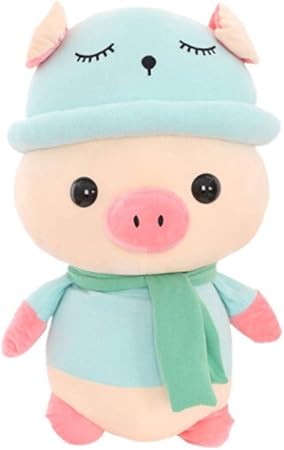 Amazon Co Jp ぬいぐるみ かわいい大型ぬいぐるみ 豚人形人形 寝ている枕 テディベア人形 誕生日プレゼント ガールフレンドバレンタインデーギフトを送る Color Blue Size 70cm おもちゃ