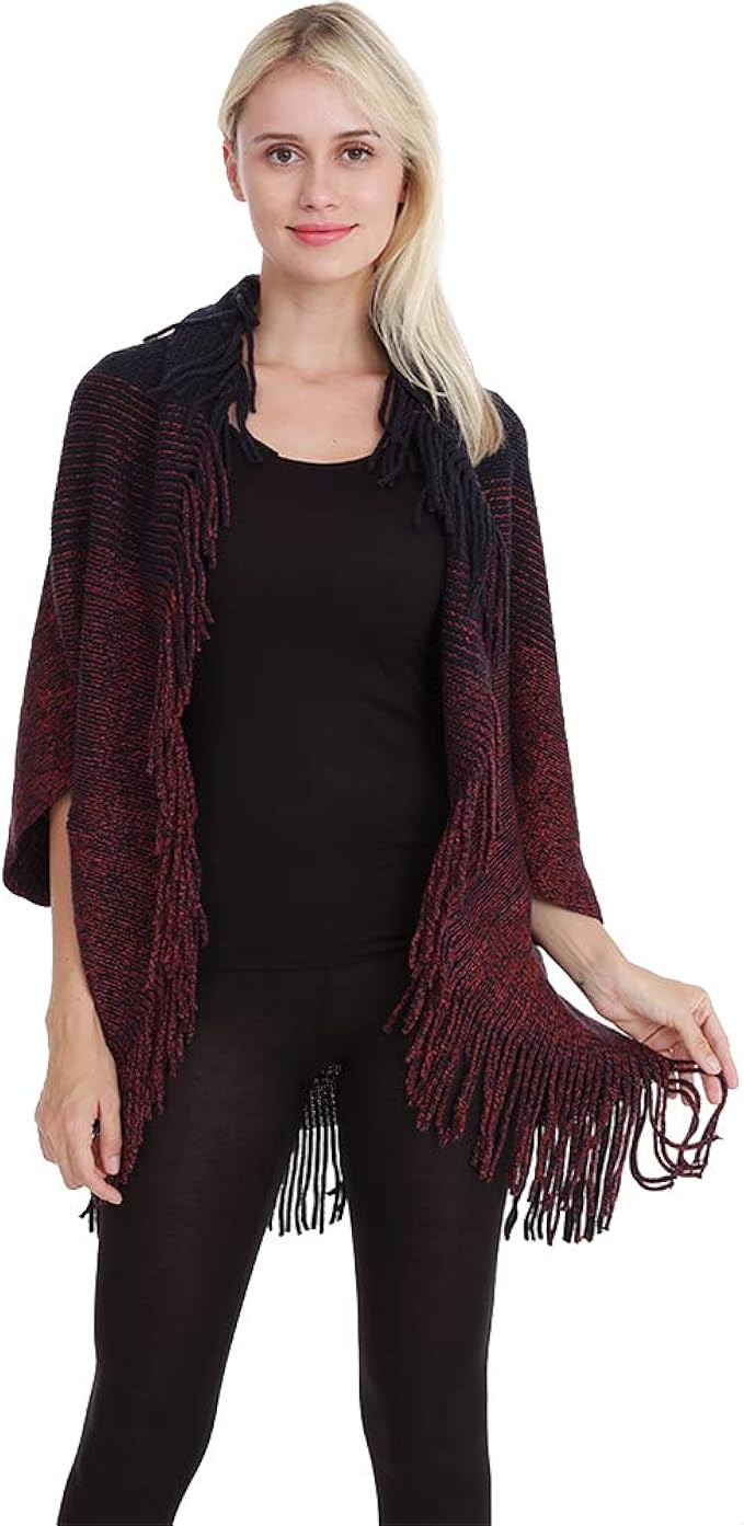 Stola In Misto Lana Made In Italy - Sciarpa Coprispalle 200x70 Cm - Foto 13