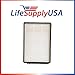 LifeSupplyUSA 4 Pack HEPA Air Filter, Compatible with Holmes, Compare To Filter Part HRC1 Holmes Part # HAPF600, HAPF600D, HAPF600D-U2