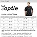 TopTie Unisex Short Sleeve Chef Coat Jacket, Dark Gray