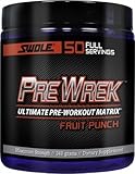 Swole PreWrek Fruit Punch -- 50 Servings