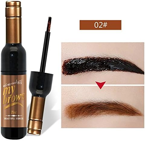 Hanyia Eyebrow Gel Peel Off Natural Tint Paint My Brows Enhancer Gel Wine Bottle Shape Waterproof Long Lasting Eye Brow Makeup Eyebrows Torn Dye Gel