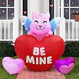 Joiedomi 6 FT Long Valentines Day Inflatable Kitty