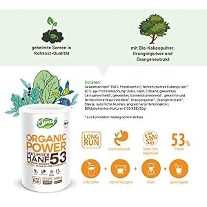 VEGANES-Proteinpulver-BIO-in-gekeimter-Rohkost-Qualitaet-SCHOKO-Shake-600g-Pflanzliches-Eiweisspulver-mit-Hanf-Reis-Erbsen-Sonnenblumen-Eiweiss-VEGAN-Protein-Pulver-OHNE-Soja-Zucker-Weizen