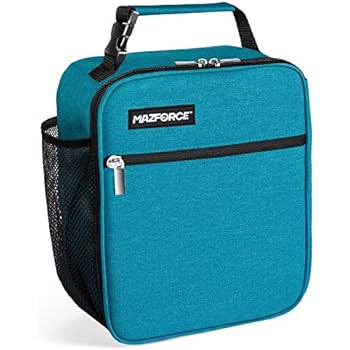 MAZFORCE Original Lunch Bag Insulated Lunch Box - Tough & Spacious Adult Lunchbox to Seize Your Day (Ultra Blue - Lunch Bags Designed in California for Men, Adults, Women)