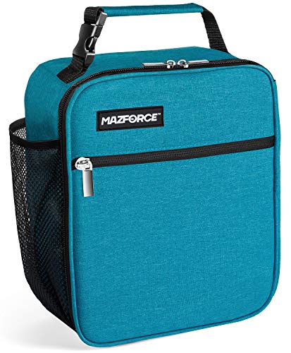 View 1 of MAZFORCE Original Lunch Bag Insulated Lunch Box - Tough and Spacious Adult Lunchbox to Seize Your Day (Ultra Blue - Lunch Bags Designed in California for Men