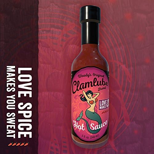 Clamlube Carolina Reaper Hot Sauce: Love Spice Flavor that Makes You Sweat: Made and Sourced locally in Midwestern USA