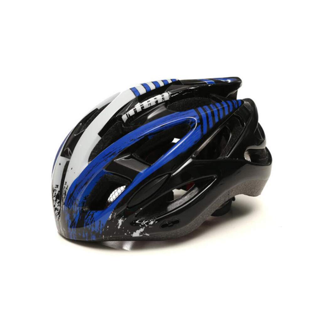 高額売筋 自転車ヘルメット ロードマウンテンバイクヘルメット調節可能な軽量大人用ヘルメット一体型 ヘルメット 磁気アトラクションゴーグル L 青 L L L 青 B07pwb13n3 ヘルメット Mythebarn Weddings Co Uk