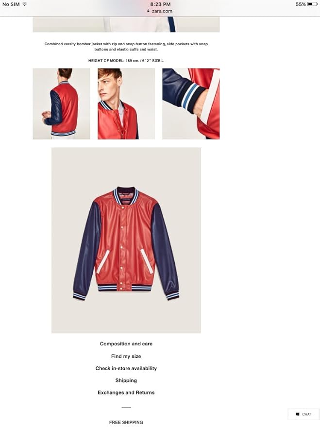 zara varsity bomber jacket