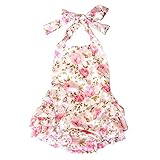 Lisianthus Baby Girls' Ruffles Romper Dress Summer Clothing Rose A Size 24M
