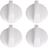 Walmine 4 Pack WB03T10282 Stove Range Top Burner Knob Replacement for GE,Repalces AP4345833,PS2321074,1461063