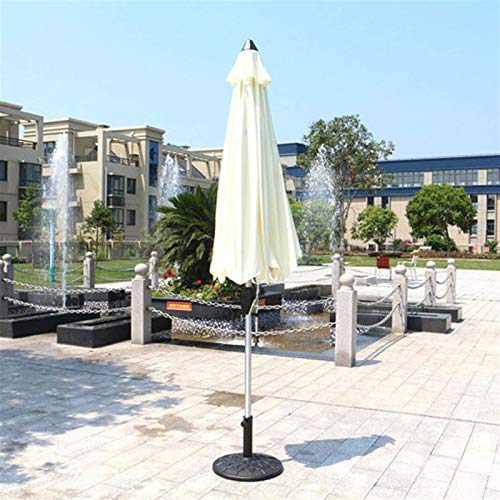 CCLLA Outdoor-Sonnenschirme Sonnenschirme 9-Fuß-Sonnenschirm Outdoor-Gartentischschirm mit Kurbel, tragbarer… – Bild 8