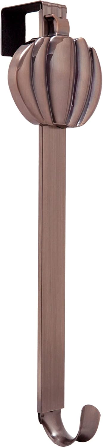 Wreath Hangers - Haute Decor Adapt Adjustable Length Wreath Hanger with Removable Icon (Oil-Rubbed Bronze - Pumpkin)