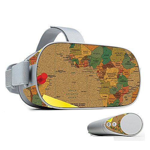 MightySkins Skin Compatible with Oculus Go Mobile VR - World Peace | Protective…