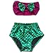 Jastore Baby Girls 2pcs Bow-Knot Mermaid Bikini Set Swimwear Swimsuit