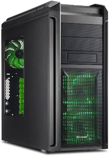 Sharkoon Tauron - Caja para Ordenador (ATX, 2 bahías externas de 5,25