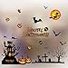 PanDaDa Happy Halloween Pumpkins Wall Decals Window Stickers Halloween Decorations for Kids Rooms Nursery Halloween Party