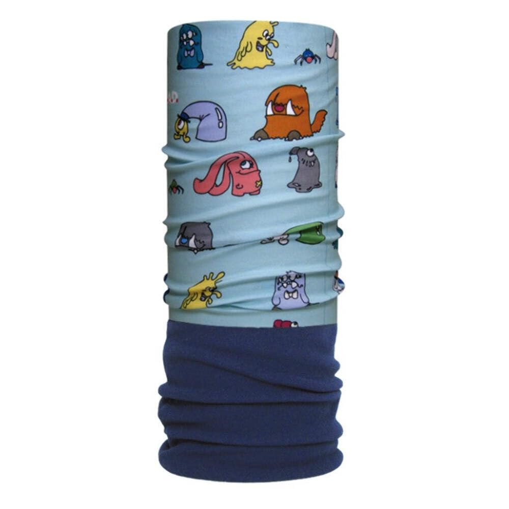 H.A.D. Originals Monster Family Fleece Scarf - Blue/Mint, One Size