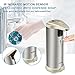 Madoats Automatic Soap Dispenser, Brushed Stainless Steel Touchless Soap Dispenser,Hand Free Motion Activated Sensor Auto-soap Dispenser, Kitchen and Bathroom Liquid Detergent Dispenser