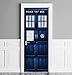Sticker for Door/Wall/Fridge - London Police Box. Peel & Stick Removable Mural, Decole, Skin, Wrap, Decal, Cover, Poster. All Sizes! (32x80)
