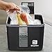 Shappy Sous Vide Container Neoprene Sleeve for Rubbermaid 12 Quart, Protecting Surfaces and Increasing Heat Insulation to Save Time and Electricity, Clearly See the Inside (Black and Grey)
