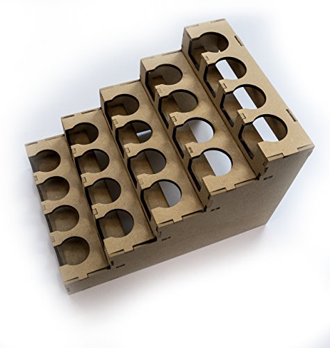 Paint Rack - 26mm "Half" for Vallejo and Army Painter Droppers