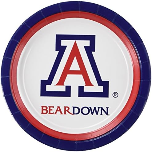 Mayflower Distributing Company U OF ARIZONA - 7" PLATES 12CT, 7", Multicolor