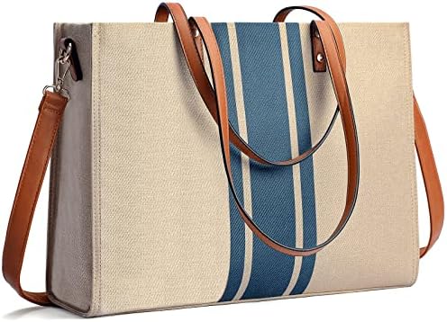 Laptop Tote Bag for Women, Fits Inch Laptop Bag, Large Canvas