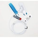 Prince 100F Handheld Pulse Oximeter with Real-Time Measurements, External Finger Probe, Review Functions and Advanced Data Storage